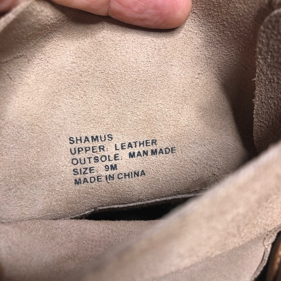 Free People X Matisse Shamus Slouch Suede Boots Wo's 9 Beige Tan Western Boho - Picture 7 of 8